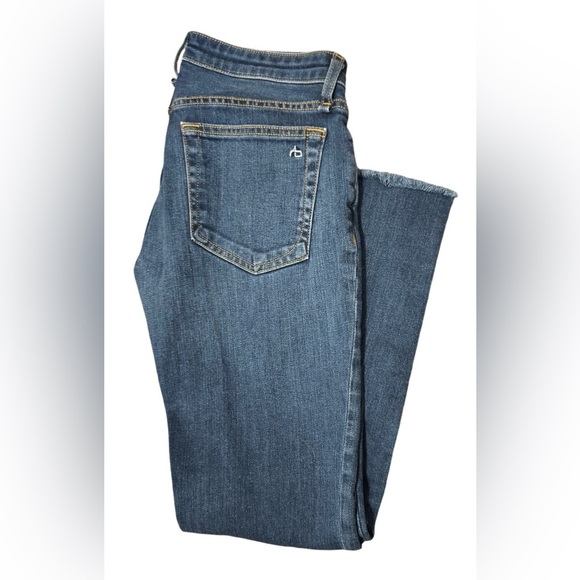 rag & bone | Dre Low-Rise Slim Boyfriend Jeans—New Worn Wash (24) - Picture 4 of 11
